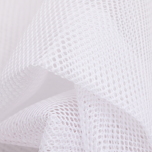 Waszak mesh close-up neutrale achtergrond